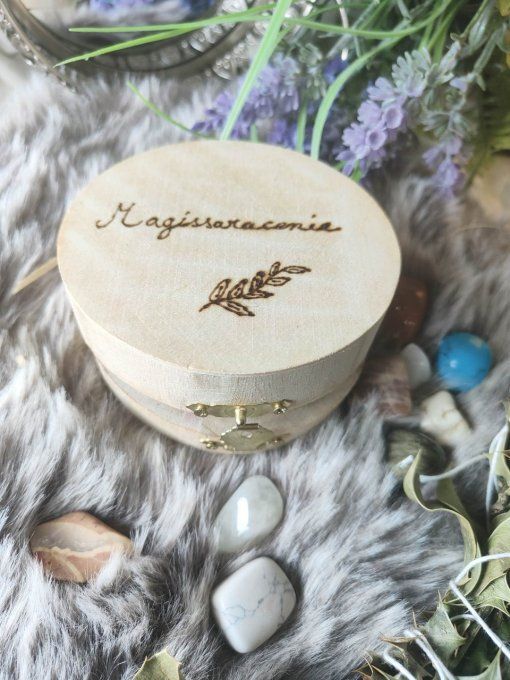 Boite Bois Taille Moyenne Ronde