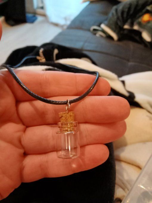 Fioles pendentif aromathérapie 