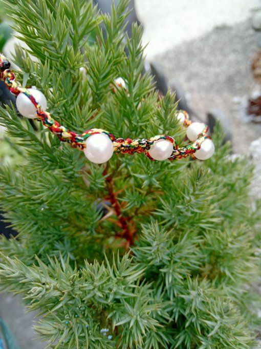 Bracelets macramé perles 