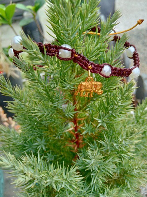 Bracelets macramé perles 