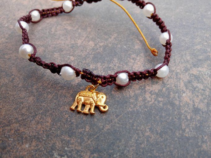 Bracelets macramé perles 