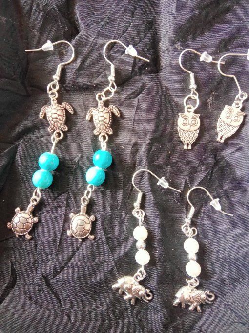 Boucles d'oreilles silver