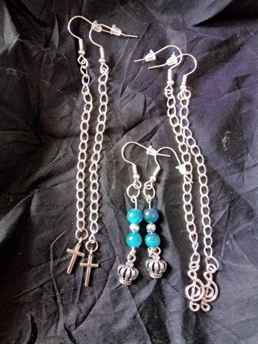 Boucles d'oreilles silver