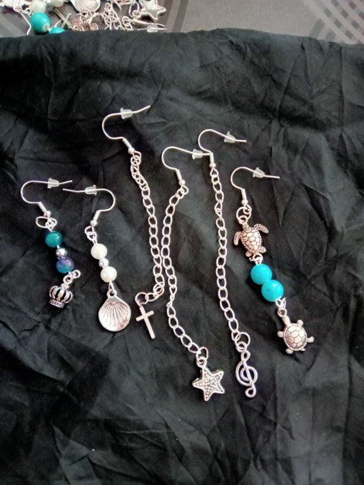 Boucles d'oreilles silver