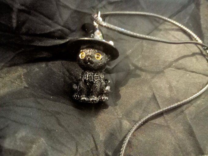 Collection chat noir chapeauté 