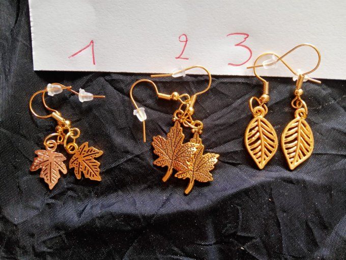 Boucles d'oreilles gold