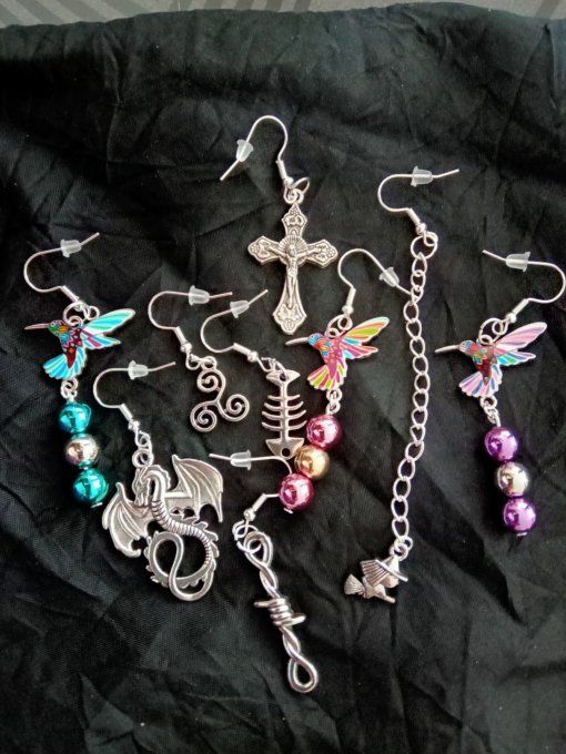 Boucles d'oreilles silver