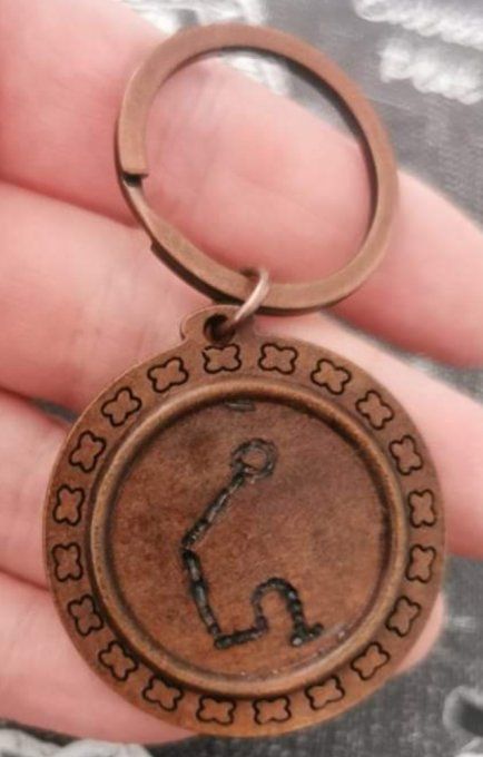 Porte Clef Médaillon Personnalisable